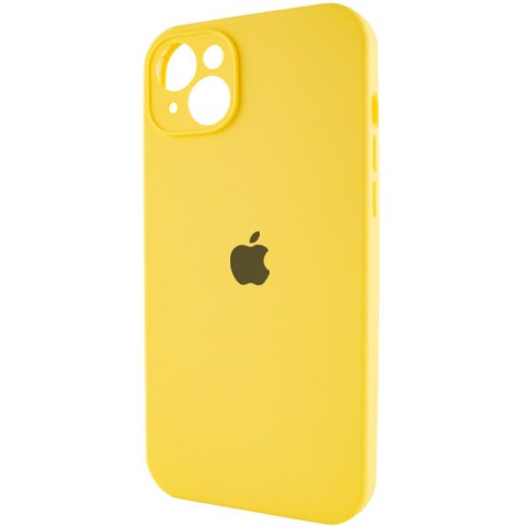 Чохол Silicone Case Full Camera Protective (AA) для Apple iPhone 15 Plus (6.7") Жовтий / Yellow