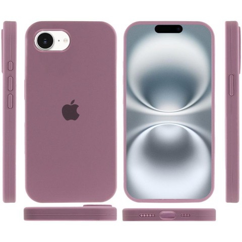 Чохол Silicone Case Full Protective (AA) для Apple iPhone 16e (6.1") Ліловий / Lilac Pride