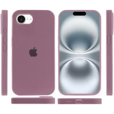 Чохол Silicone Case Full Protective (AA) для Apple iPhone 16e / 17e (6.1") Ліловий / Lilac Pride