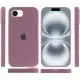 Чохол Silicone Case Full Protective (AA) для Apple iPhone 16e / 17e (6.1") Ліловий / Lilac Pride