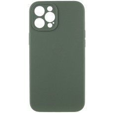 Чохол Silicone Case Full Camera Protective (AA) NO LOGO для Apple iPhone 12 Pro Max (6.7") Зелений / Cyprus Green