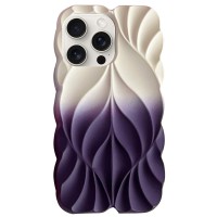 TPU чохол Leaf для Apple iPhone 14 Pro (6.1") White / Purple