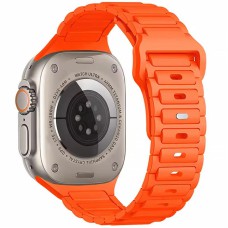 Силіконовий ремінець Defense для Apple Watch 42(ser.1-3)/44/45/46/49mm Orange