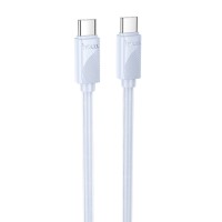 Дата кабель Hoco X114 Energy Type-C to Type-C 60W (1m) Blue