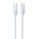 Дата кабель Hoco X114 Energy Type-C to Type-C 60W (1m) Blue