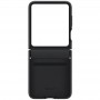 Шкіряний чохол Leather Case (AAA) для Samsung Galaxy Z Flip5 Black