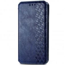 Шкіряний чохол-книжка GETMAN Cubic (PU) для Samsung Galaxy A31 Синій