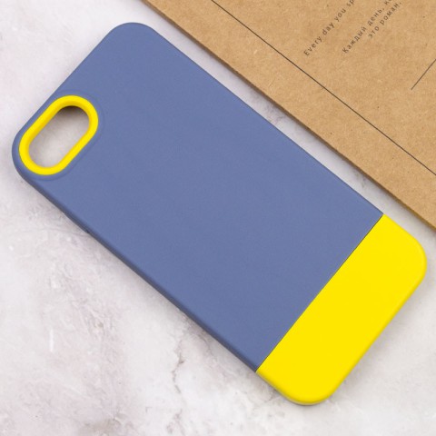Чохол TPU+PC Bichromatic для Apple iPhone 7 / 8 / SE (2020) (4.7") Blue / Yellow