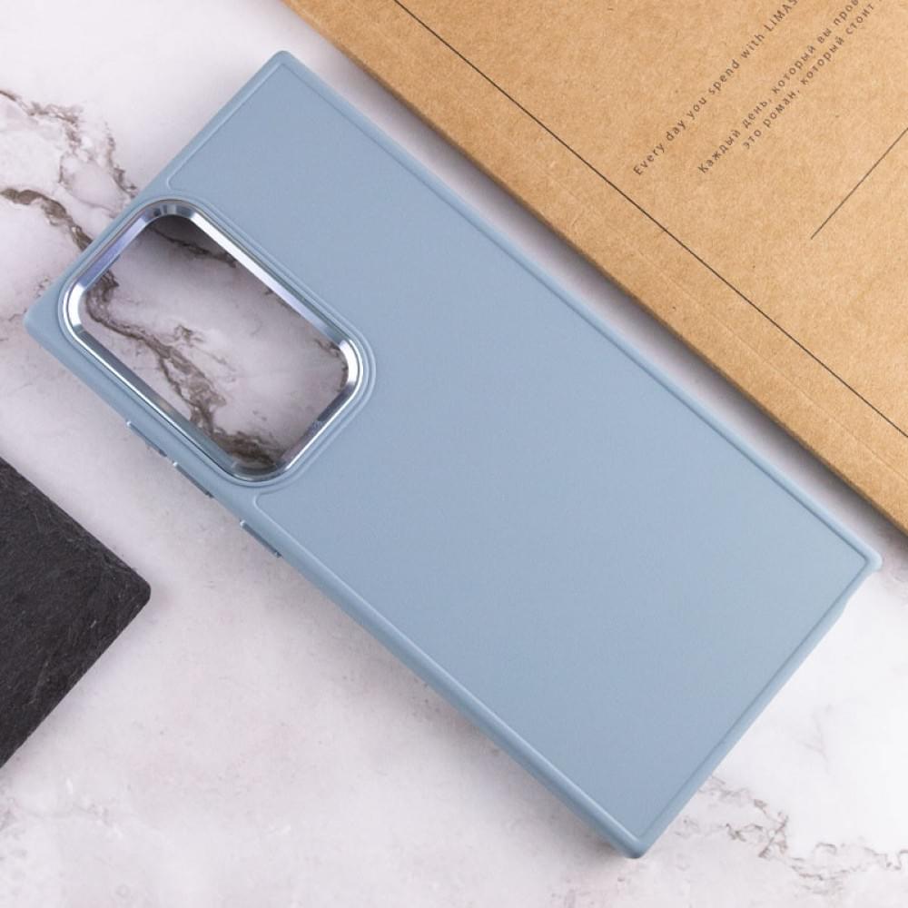 TPU чохол Bonbon Metal Style для Samsung Galaxy S24 Ultra Блакитний / Mist blue