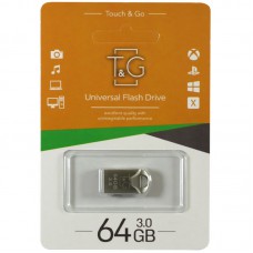 Флеш-драйв USB 3.0 Flash Drive T&G 106 Metal Series 64GB Срібний