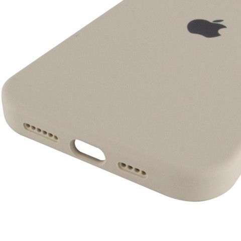 Чохол Silicone Case Full Protective (AA) для Apple iPhone 15 Pro (6.1") Бежевий / Antique White