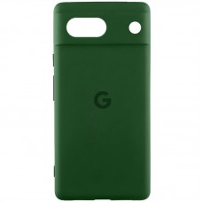 Чохол Silicone Cover Lakshmi Full Camera (AAA) with Logo для Google Pixel 7a Зелений / Cyprus Green