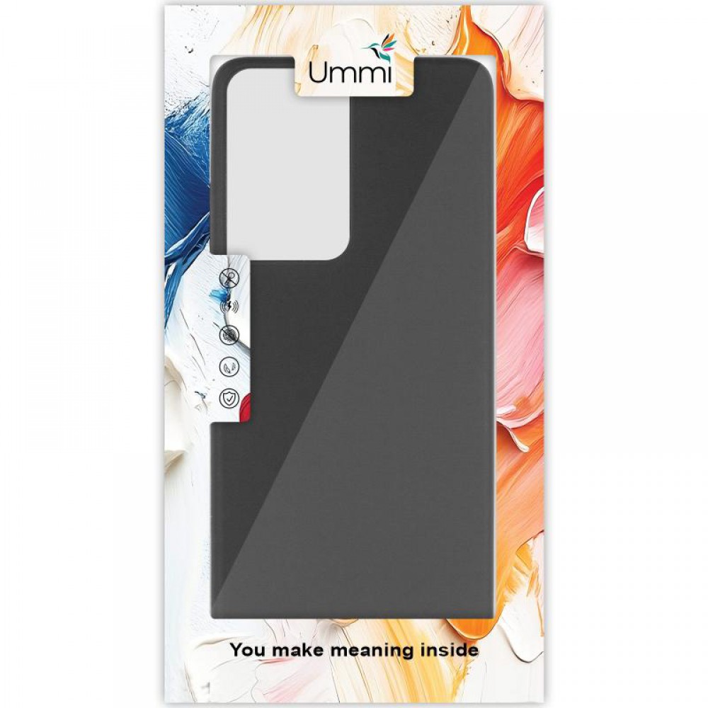 Чохол Silicone Cover Ummi Lakshmi (AA) для Samsung Galaxy S21 Ultra Чорний / Black