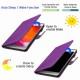 Шкіряний чохол Art Case з візитницею для Samsung Galaxy Tab S7+ Бузковий