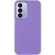Шкіряний чохол Leather Case Metal Buttons для Samsung Galaxy A15 4G/5G / M15 5G Light Purple