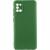 Чохол TPU GETMAN Liquid Silk Full Camera для Samsung Galaxy A31 Зелений / Dark green