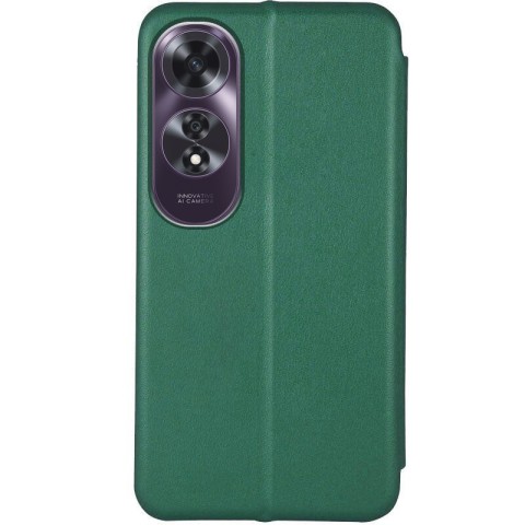 Шкіряний чохол-книжка Classy для Oppo A60 4G Зелений