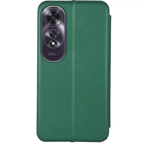 Шкіряний чохол-книжка Classy для Oppo A60 4G Зелений