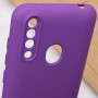 Чохол Silicone Cover My Color Full Camera (A) для ZTE Blade A7 Fingerprint (2020) Фіолетовий / Purple