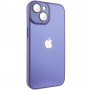 Чохол TPU+Glass Sapphire Midnight для Apple iPhone 13 (6.1") Бузковий / Dasheen