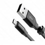 Дата кабель Baseus Nimble Portable USB to Type-C 3A (23см) (CATMBJ) Чорний
