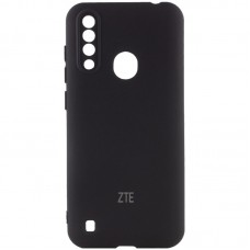 Чохол Silicone Cover My Color Full Camera (A) для ZTE Blade A7 Fingerprint (2020) Чорний / Black