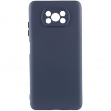 Чохол Silicone Cover Ummi Lakshmi Full Camera (AA) для Xiaomi Poco X3 NFC / Poco X3 Pro Синій / Midnight Blue