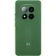 Чохол Silicone Cover Lakshmi Full Camera (AA) with logo для Xiaomi Redmi Note 14 Pro 4G/5G Зелений / Dark green