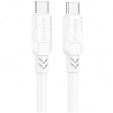 Дата кабель Borofone BX81 Type-C to Type-C 60W (1m) Білий