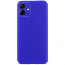 Чохол TPU GETMAN Liquid Silk Full Camera для Samsung Galaxy A06 Синій / Iris
