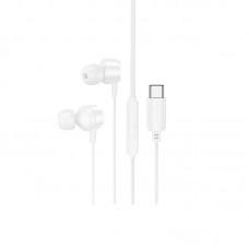 Навушники Borofone BM94 Sonar universal (Type-C/1.2m) White
