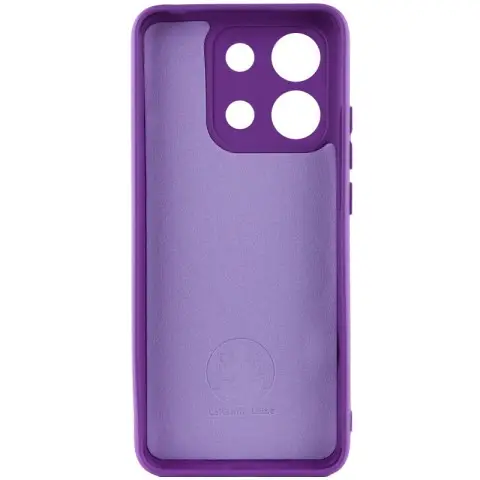 Чохол Silicone Cover Lakshmi Full Camera (AA) для Xiaomi Redmi Note 14S Фіолетовий / Purple