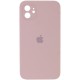 Чохол Silicone Case Square Full Camera Protective (AA) для Apple iPhone 11 (6.1") Рожевий / Pink Sand