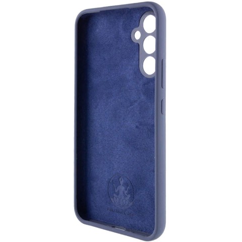 Чохол Silicone Cover Lakshmi Full Camera (AA) with logo для Samsung Galaxy A56 5G Синій / Midnight blue