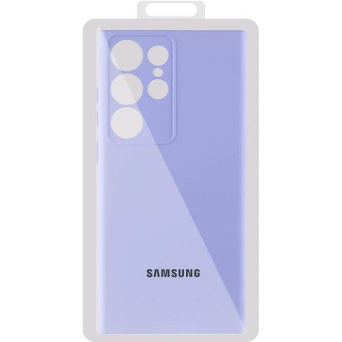 Чохол Silicone Cover Lakshmi Full Camera (AA) with logo для Samsung Galaxy S25 Ultra Бузковий / Dasheen