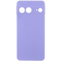 Чохол TPU GETMAN Liquid Silk Full Camera для Google Pixel 7 Бузковий / Light purple