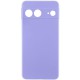 Чохол TPU GETMAN Liquid Silk Full Camera для Google Pixel 7 Бузковий / Light purple
