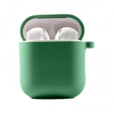 Силиконовый футляр с микрофиброй для наушников Airpods 1/2