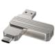 Флеш-накопичувач WIWU WI-FD003 Infinite 2in1 Type-C USB 3.2 - 256GB Silver