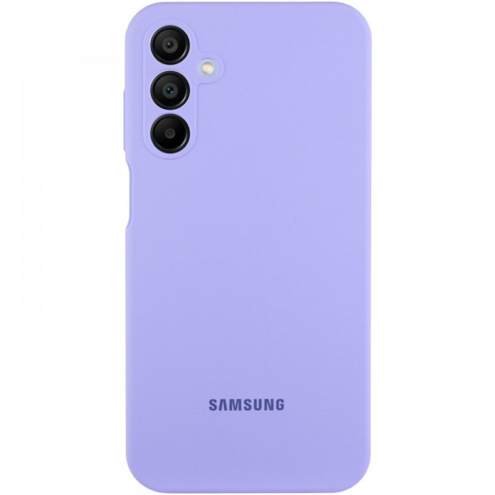 Чохол Silicone Cover Lakshmi Full Camera (AAA) with Logo для Samsung Galaxy A26 5G Бузковий / Dasheen