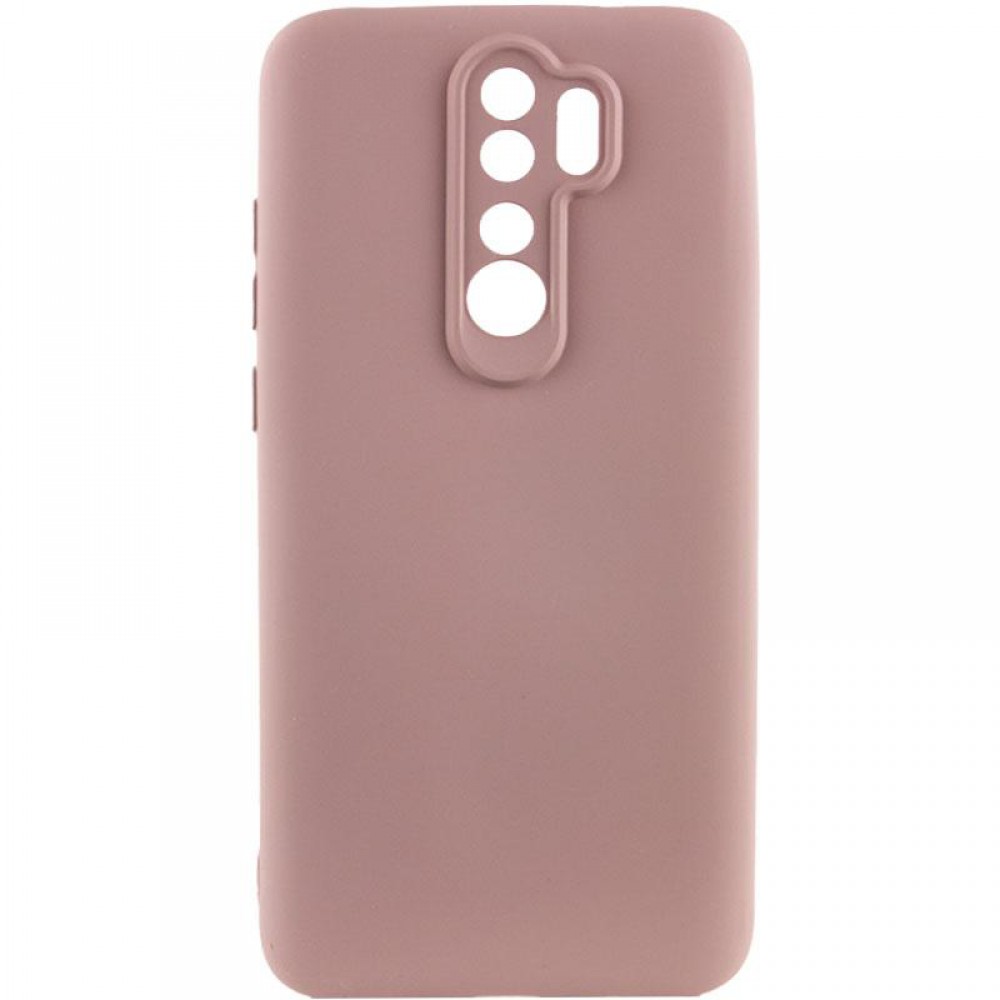 Чохол Silicone Cover Ummi Lakshmi Full Camera (AA) для Xiaomi Redmi Note 8 Pro Рожевий / Pink Sand