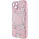 TPU+PC чохол Secret Garden with MagSafe для Apple iPhone 14 (6.1") Pink