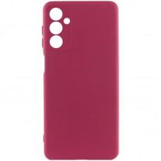 Чохол TPU GETMAN Liquid Silk Full Camera для Samsung Galaxy A34 5G Бордовий / Marsala