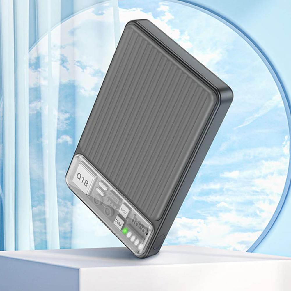 Портативний ЗП Power Bank Hoco Q18 Tourer 22.5W з БЗП 10000 mAh Black Портативний ЗП Power Bank Hoco Q18 Tourer 22.5W з БЗП 10000 mAh Black