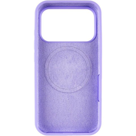 Чохол Silicone Case Full Protective (AA) V2 with MagSafe для Apple iPhone 17 Pro (6.3") Бузковий / Dasheen