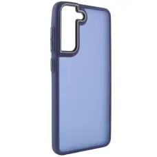 Чохол TPU+PC Lyon Frosted для Samsung Galaxy S22 Navy Blue