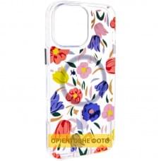 TPU+PC чохол Clear Garden with MagSafe для Apple iPhone 17 (6.3") Tropical Art