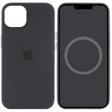Чохол Silicone case (AAA) full with Magsafe and Animation для Apple iPhone 15 Pro (6.1") Чорний / Black