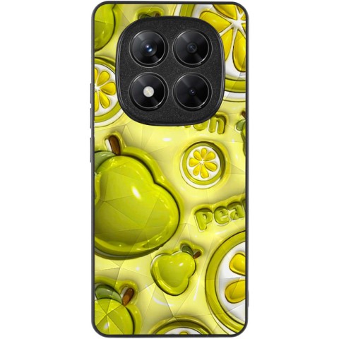 TPU+PC чохол Prisma Fluffie для Xiaomi Redmi Note 14 Pro 4G Lemon