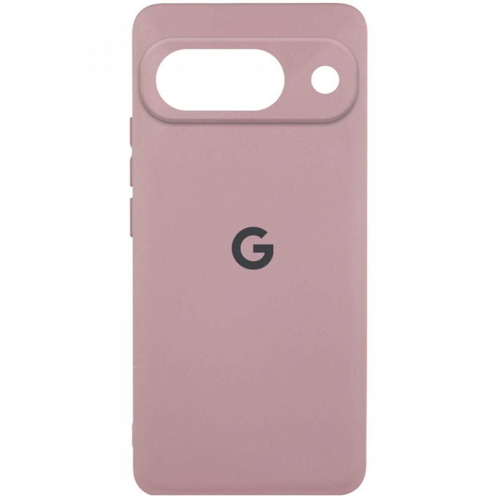 Чохол Silicone Cover Lakshmi Full Camera (AAA) with Logo для Google Pixel 9 Рожевий / Pink Sand